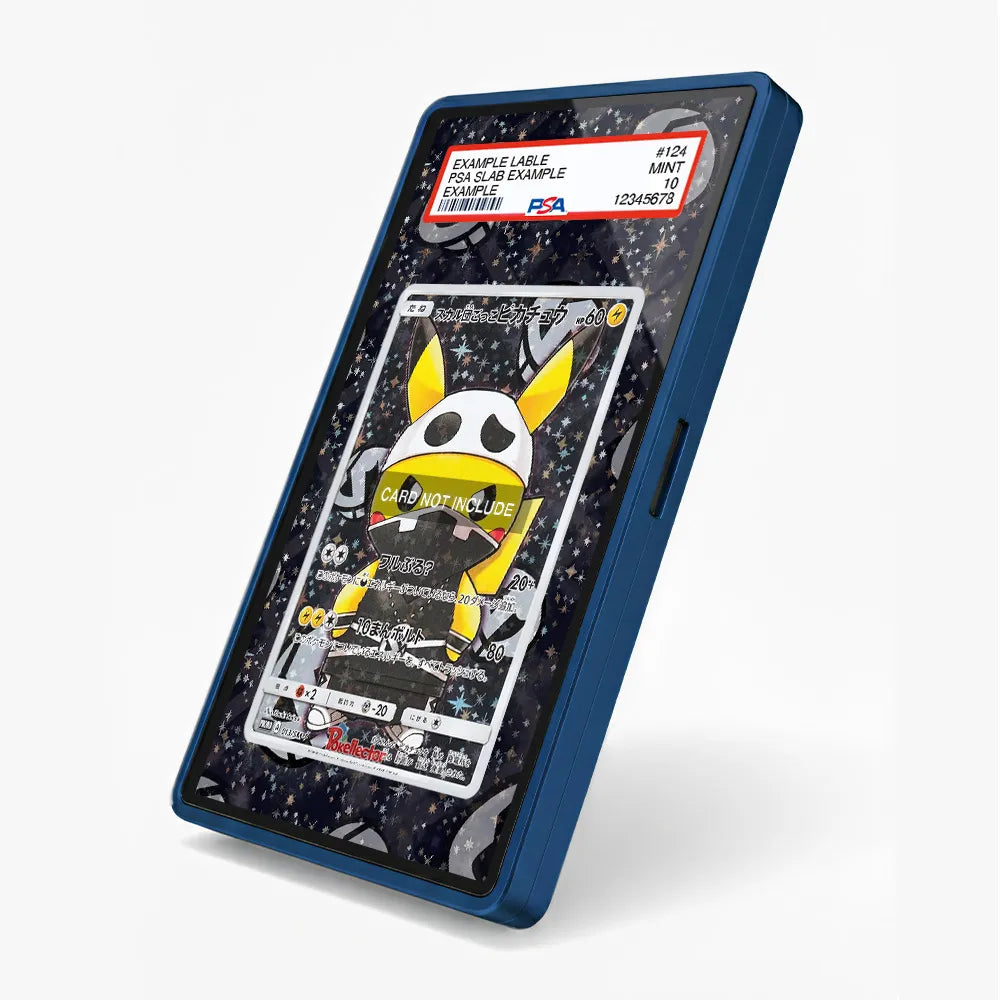 Team Skull Pikachu 013 SM-P Promo JP Extended Art Display Cases - PSA Slab Case - Side View