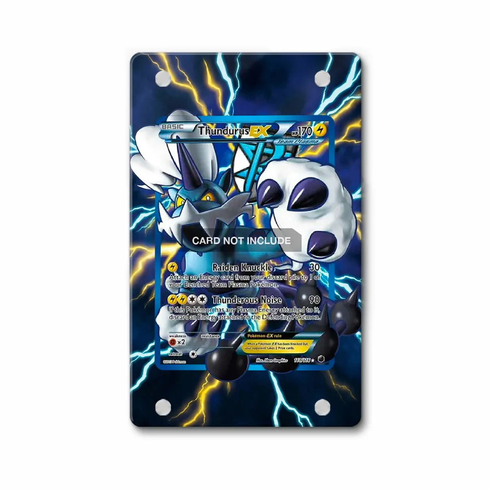 Thundurus EX 110-116 Boundaries Crossed Extended Art Display Cases - Magnetic Case - Front View