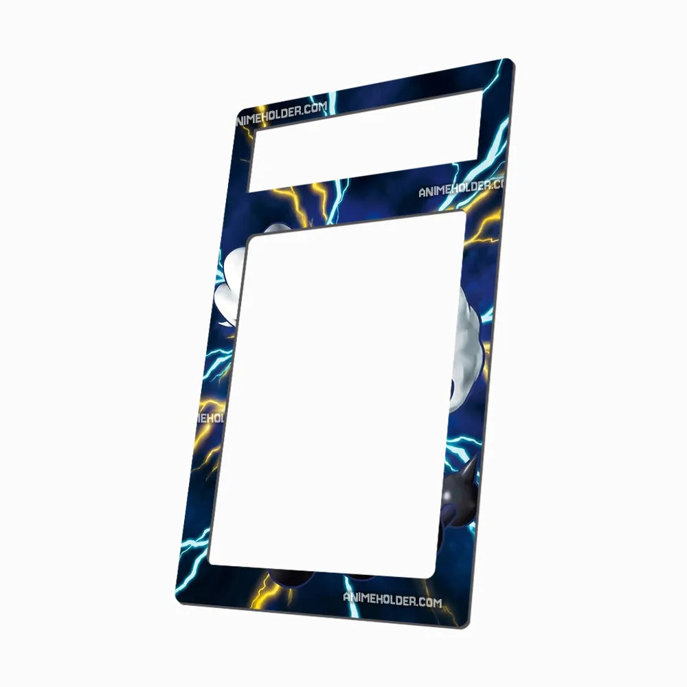 Thundurus EX 110-116 Boundaries Crossed Extended Art Display Cases - PSA Metal Art Only - Side View