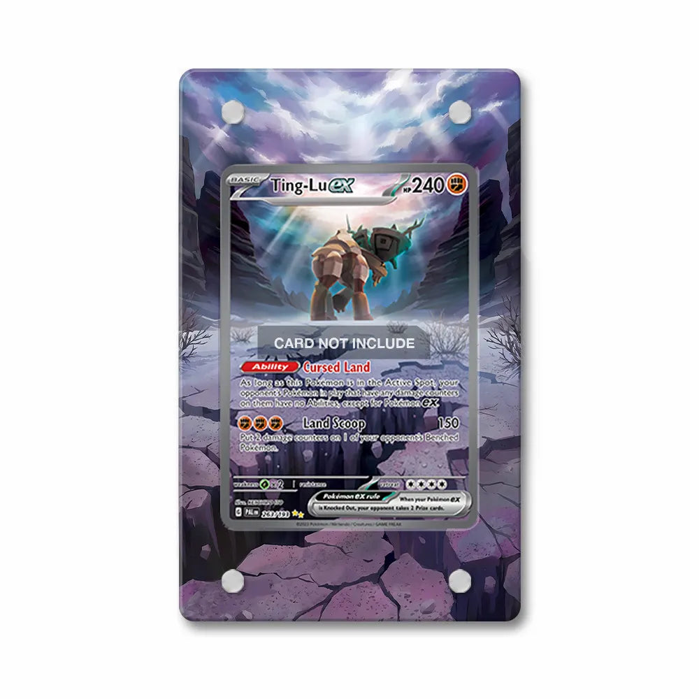 Ting-Lu ex 263-193 SIR SAR Paldea Evolved Extended Art Display Cases - PSA Slab Case - Front View