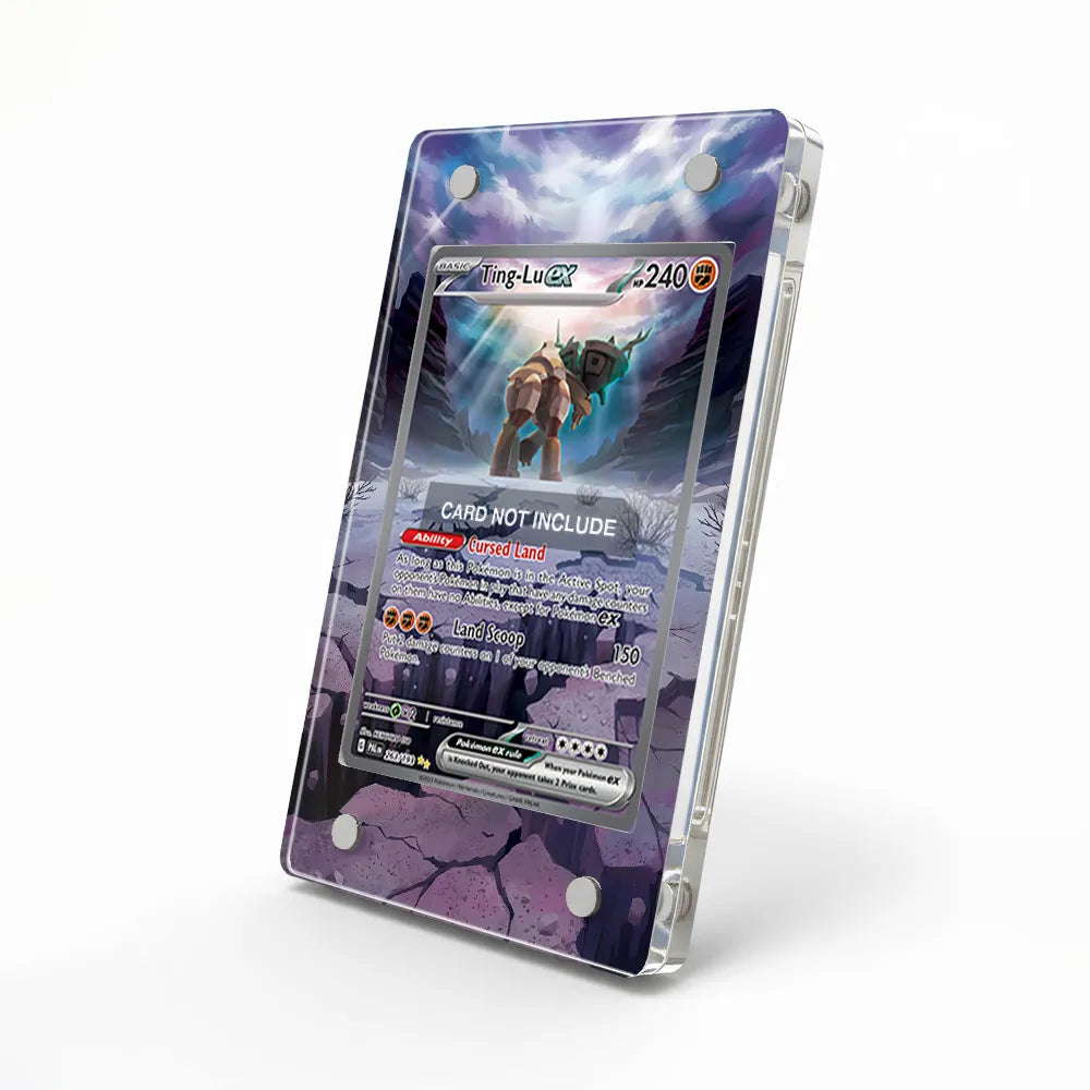 Ting-Lu ex 263-193 SIR SAR Paldea Evolved Extended Art Display Cases - Magnetic Case - Side View
