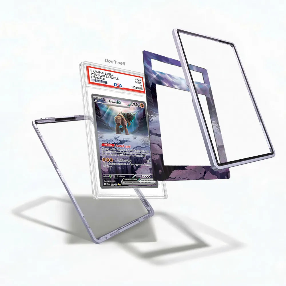 Ting-Lu ex 263-193 SIR SAR Paldea Evolved Extended Art Display Cases - PSA Slab Case - Detail View