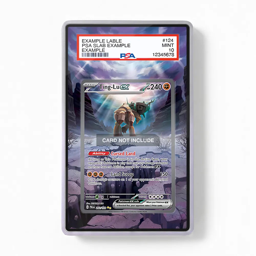 Ting-Lu ex 263-193 SIR SAR Paldea Evolved Extended Art Display Cases - PSA Slab Case - Front View