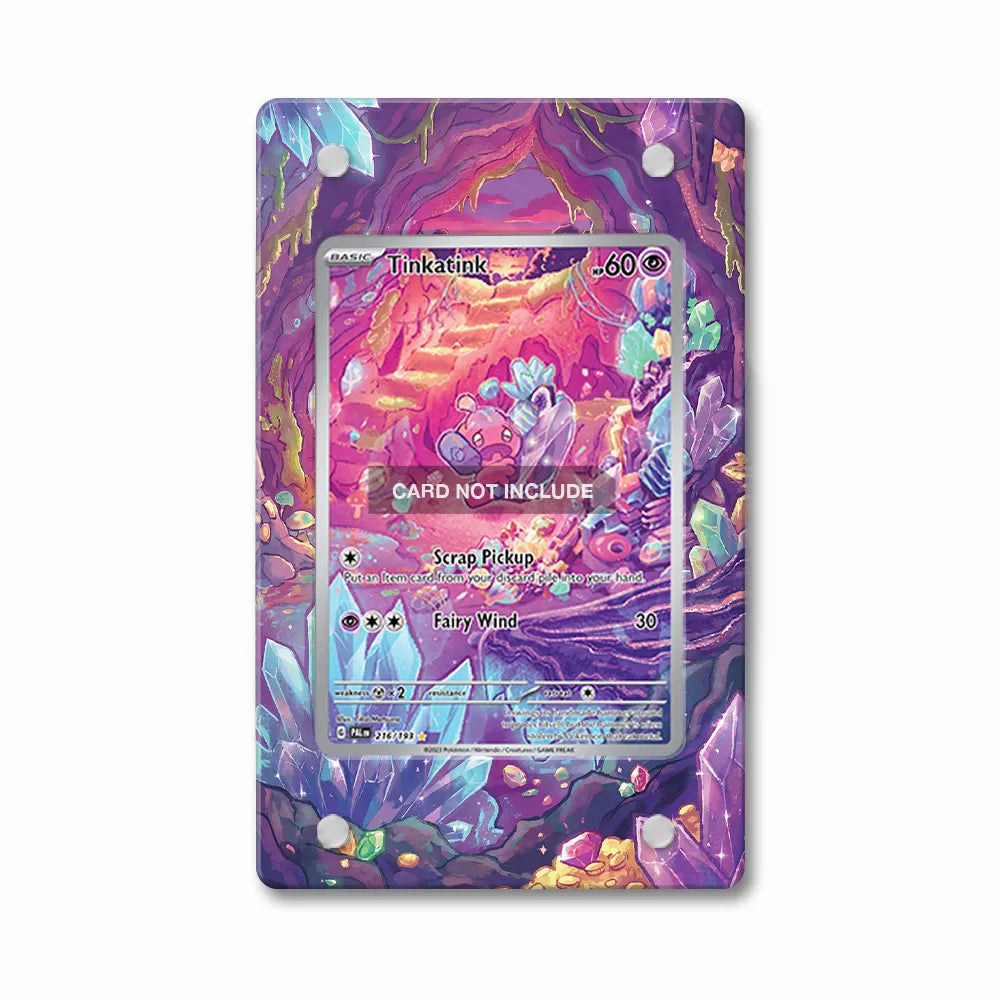 Tinkatink 216-193 IR AR Paldea Evolved Extended Art Display Cases - PSA Slab Case - Front View