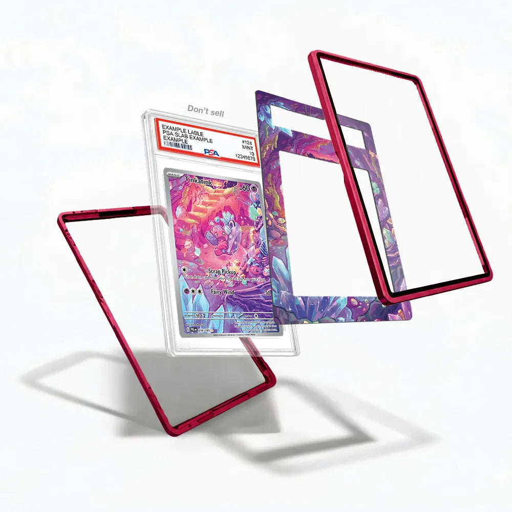 Tinkatink 216-193 IR AR Paldea Evolved Extended Art Display Cases - PSA Slab Case - Detail View