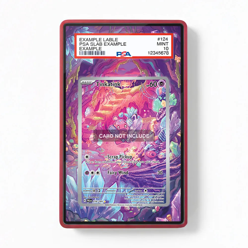Tinkatink 216-193 IR AR Paldea Evolved Extended Art Display Cases - PSA Slab Case - Front View