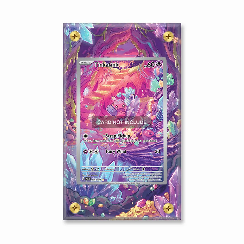 Tinkatink 216-193 IR AR Paldea Evolved Extended Art Display Cases - Screws Case - Front View