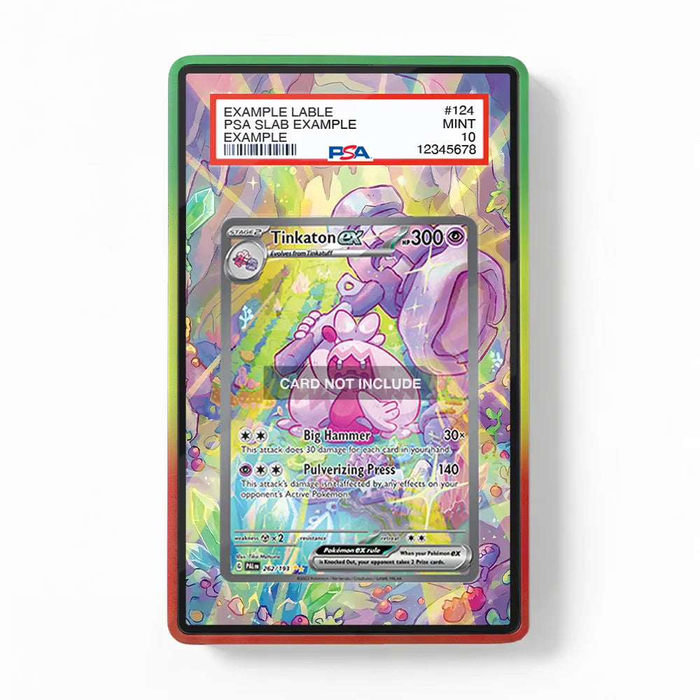 Tinkaton ex 262-193 SIR SAR Paldea Evolved Extended Art Display Cases - PSA Slab Case - Front View