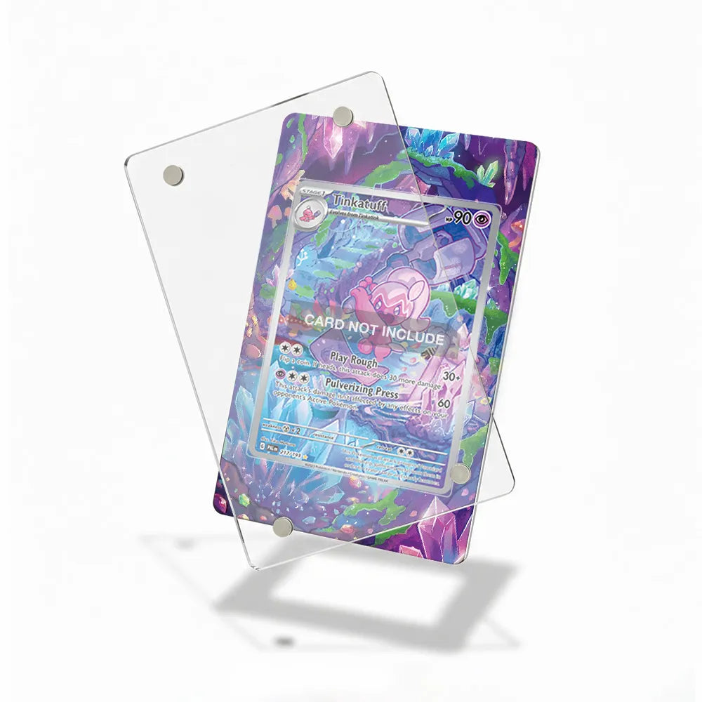 Tinkatuff 217-193 IR AR Paldea Evolved Extended Art Display Cases - Magnetic Case - Detail View