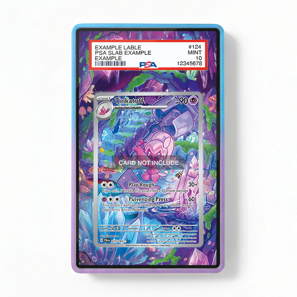 Tinkatuff 217-193 IR AR Paldea Evolved Extended Art Display Cases - PSA Slab Case - Front View
