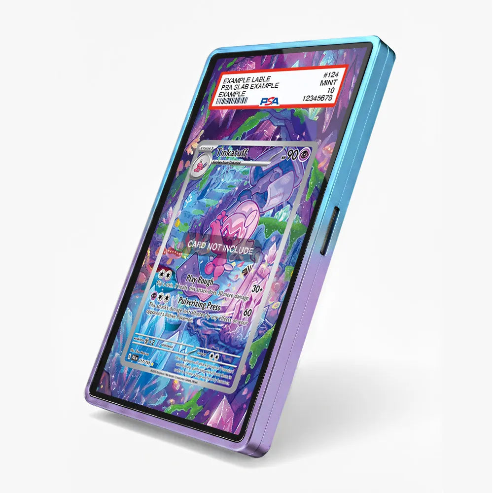 Tinkatuff 217-193 IR AR Paldea Evolved Extended Art Display Cases - PSA Slab Case - Front View