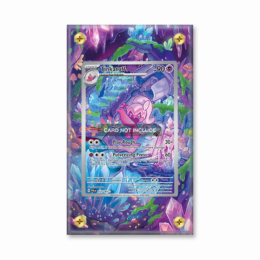 Tinkatuff 217-193 IR AR Paldea Evolved Extended Art Display Cases - Screws Case - Front View