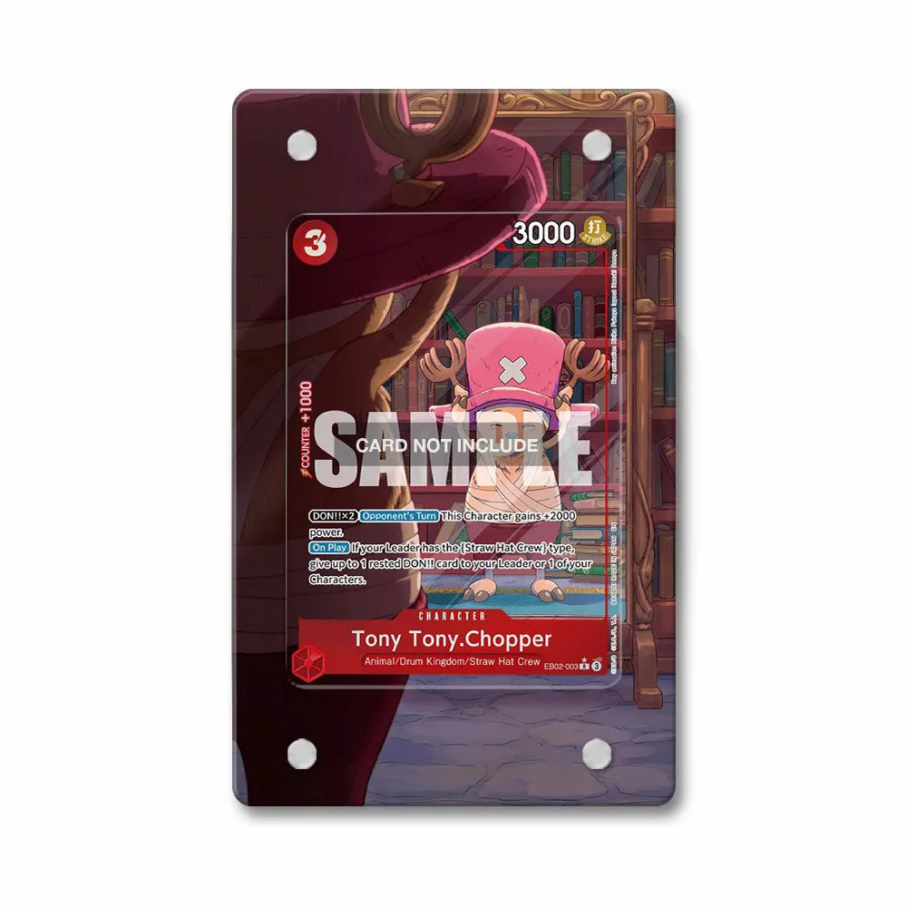 Tony Tony Chopper EB02-003 Drum Kingdom Extended Art Display Cases - PSA Slab Case - Front View