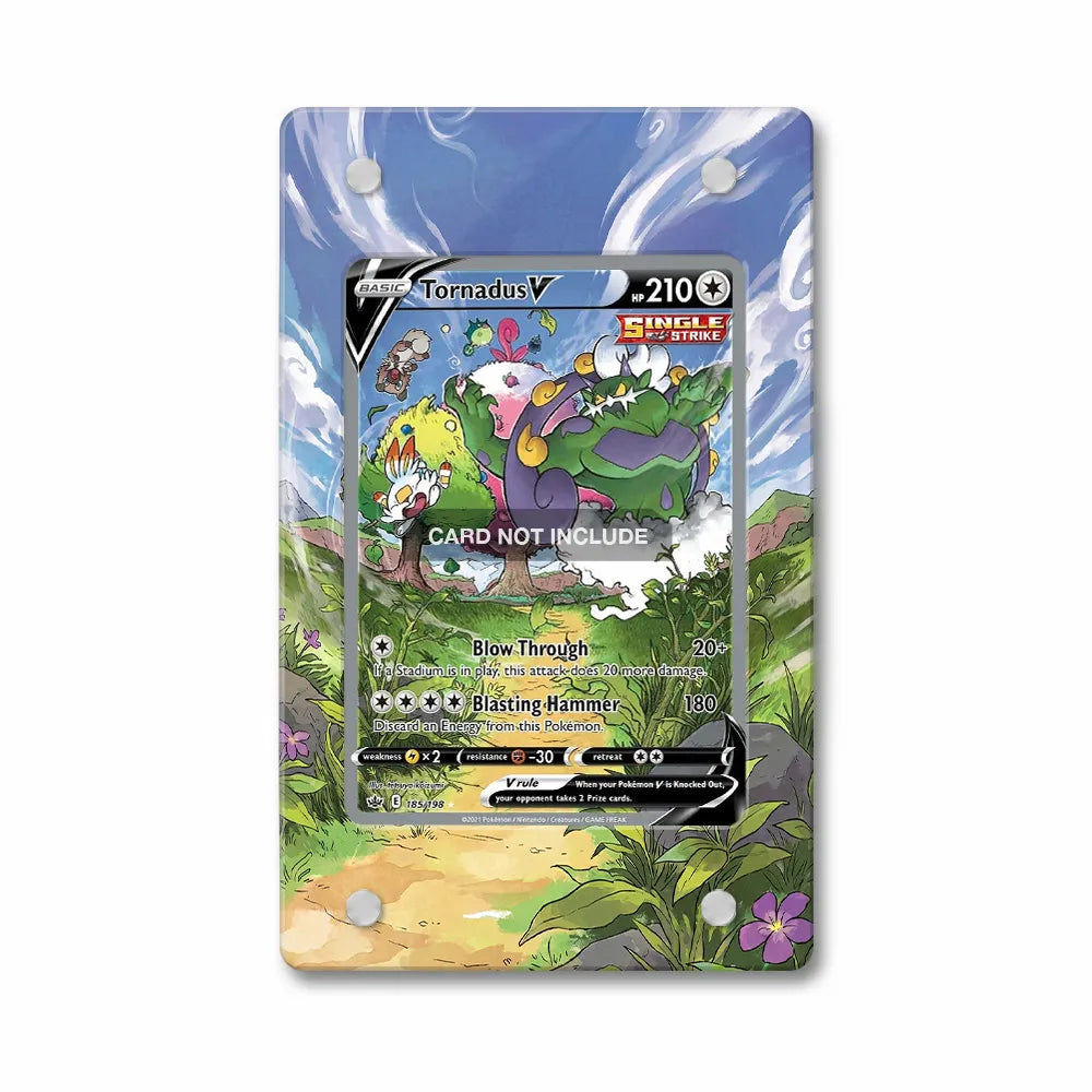 Tornadus V 185-198 SIR SAR Chilling Reign Alternate Art Extended Art Display Cases - Magnetic Case - Front View