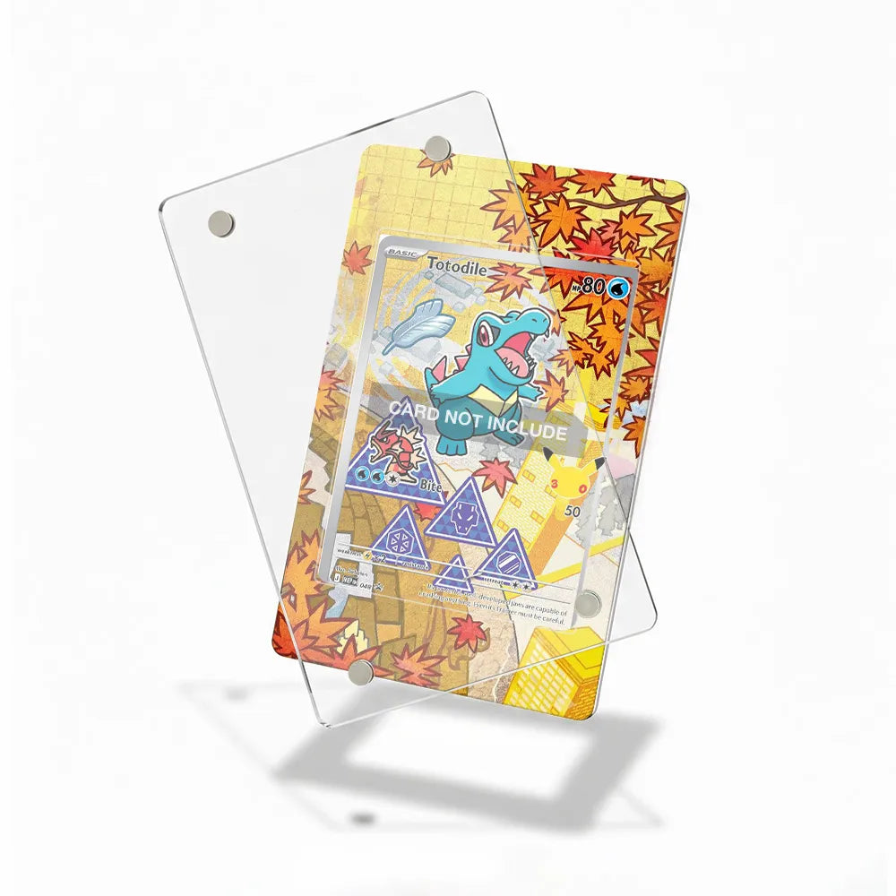 Totodile 048-MEP English Mew Promo Extended Art Display Cases - Magnetic Case - Detail View