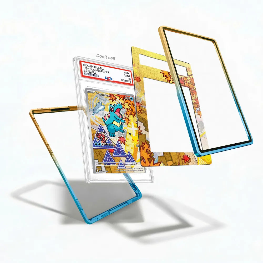 Totodile 048-MEP English Mew Promo Extended Art Display Cases - PSA Slab Case - Detail View