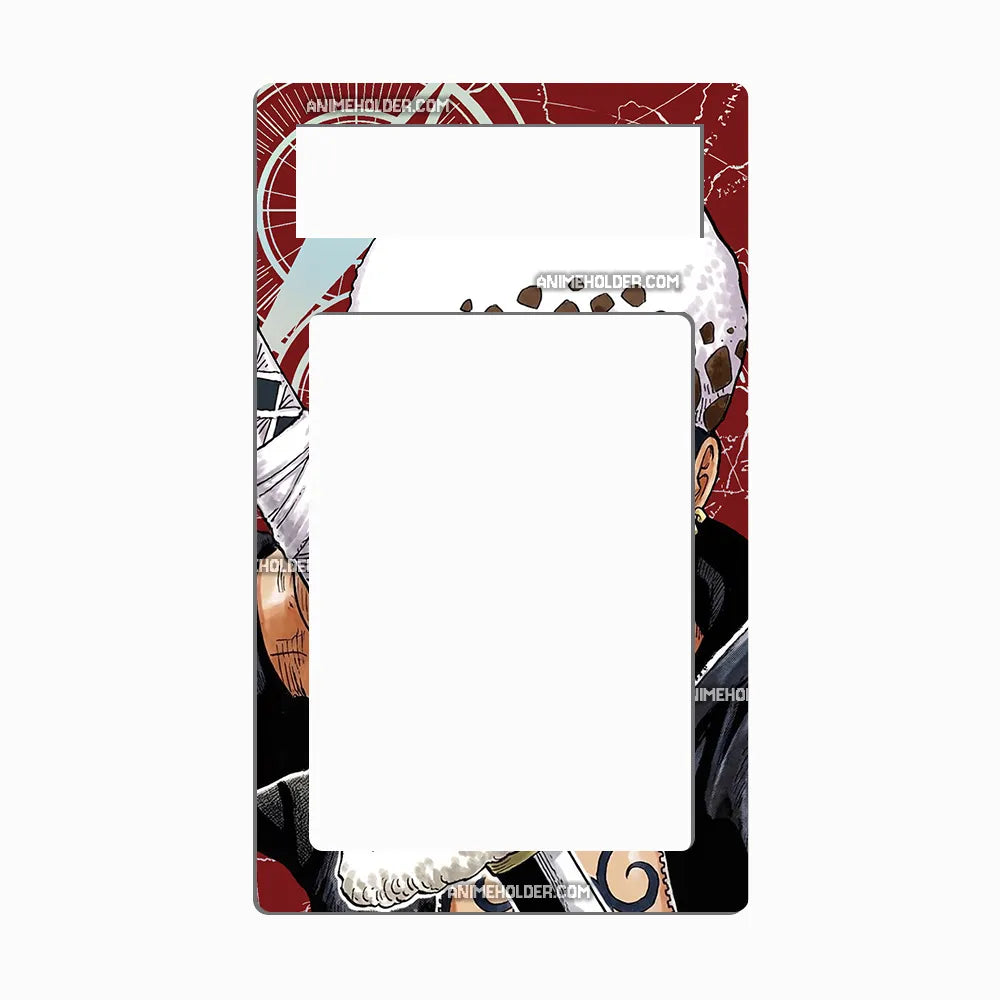 Trafalgar Law OP01-002 Romance Dawn One Piece Cards Extended Art Display Cases - PSA Metal Art Only - Front View