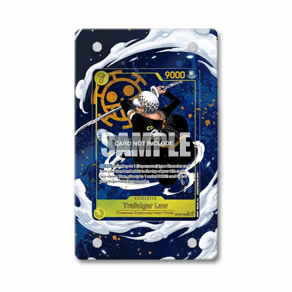 Trafalgar Law OP10-119 Dressrosa Supernovas Heart Pirates Extended Art Display Cases - Magnetic Case - Front View