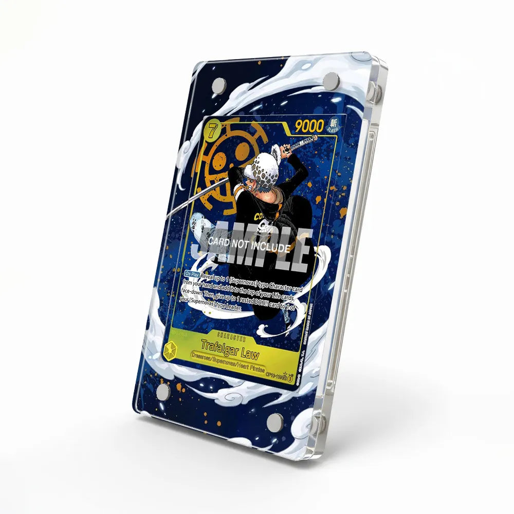 Trafalgar Law OP10-119 Dressrosa Supernovas Heart Pirates Extended Art Display Cases - Magnetic Case - Side View