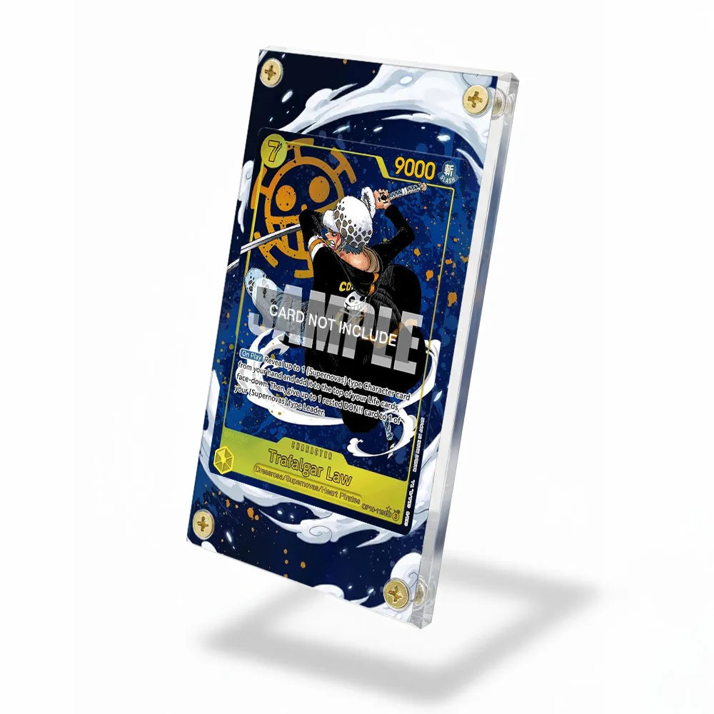 Trafalgar Law OP10-119 Dressrosa Supernovas Heart Pirates Extended Art Display Cases - Screws Case - Side View