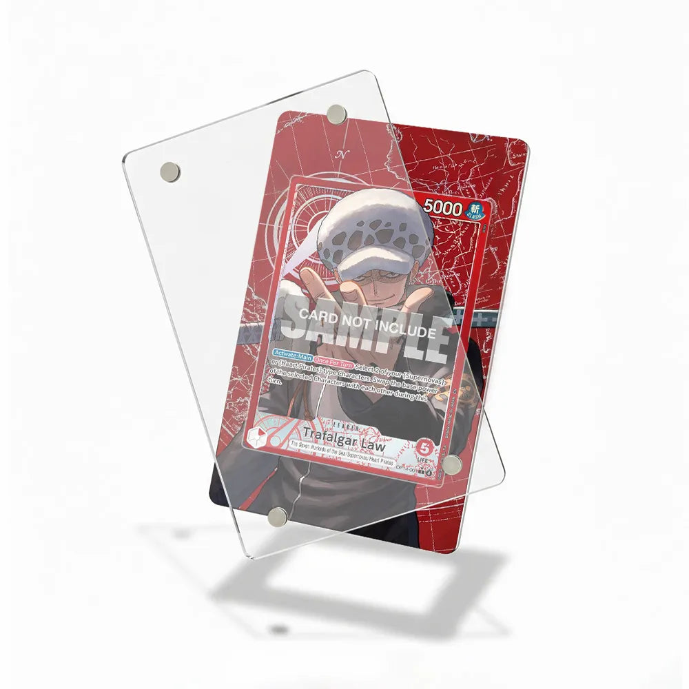Trafalgar Law OP14-001 One Piece Extended Art Display Cases - Magnetic Case - Detail View