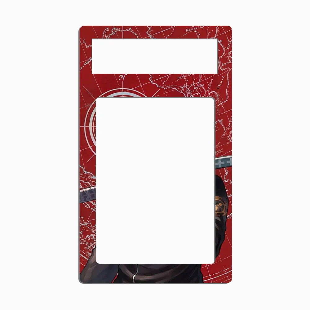 Trafalgar Law OP14-001 One Piece Extended Art Display Cases - PSA Metal Art Only - Front View