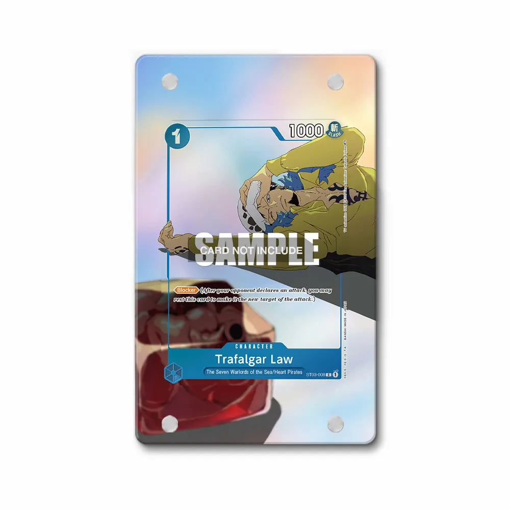 Trafalgar Law ST03-008 2023 Gift Collection One Piece Cards Extended Art Display Cases - Magnetic Case - Front View