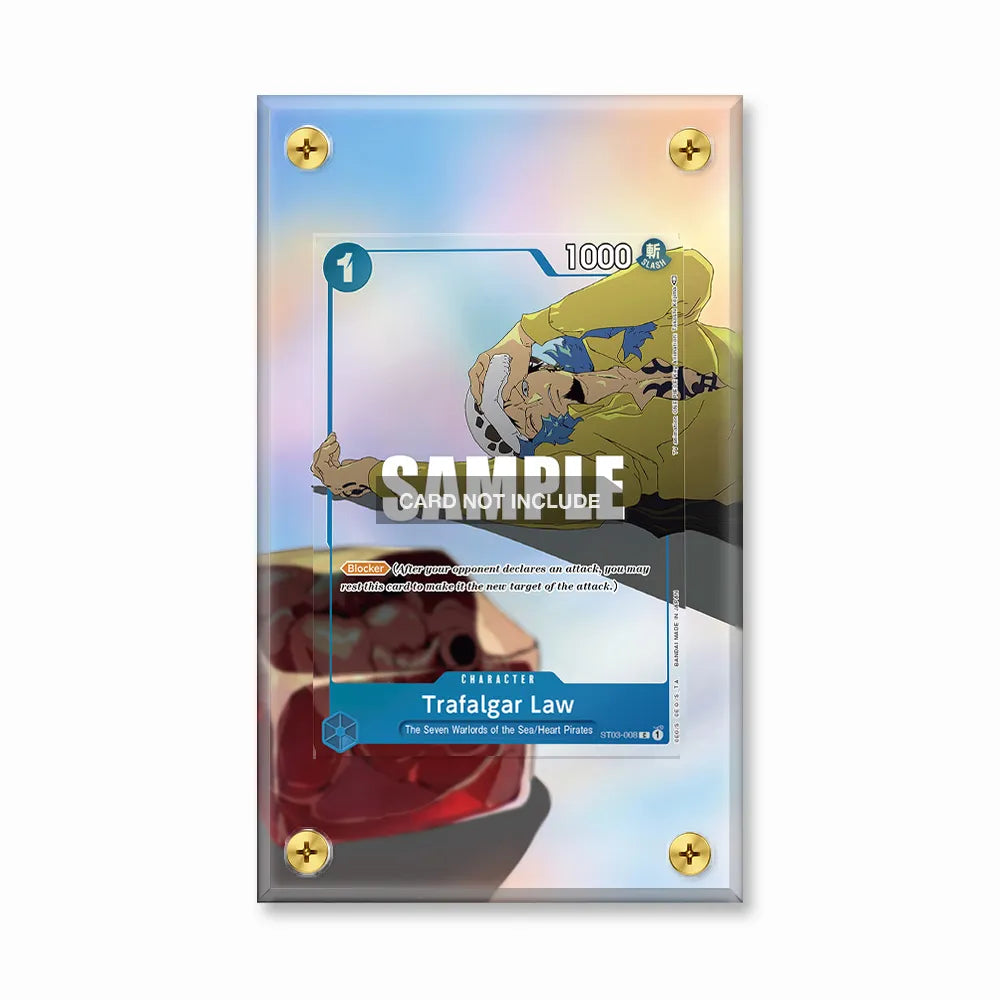 Trafalgar Law ST03-008 2023 Gift Collection One Piece Cards Extended Art Display Cases - Screws Case - Front View