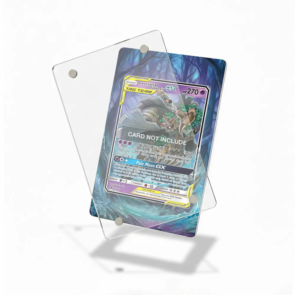 Trevenant Dusknoir GX SM217 Promo Extended Art Display Cases - Magnetic Case - Detail View
