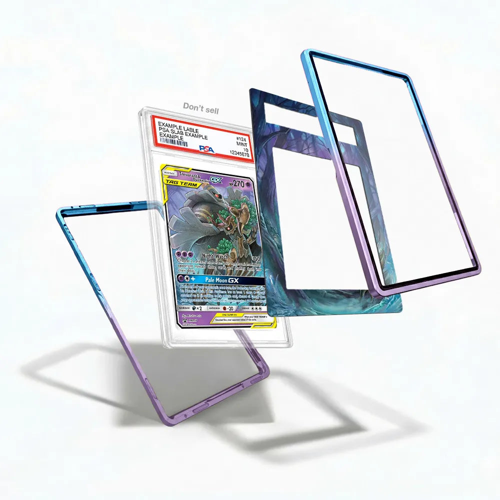 Trevenant & Dusknoir GX SM217 Promo Extended Art Display Cases - PSA Slab Case - Detail View