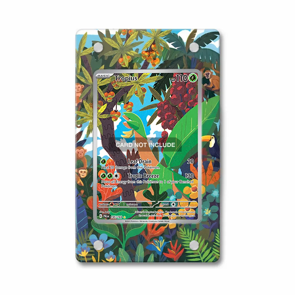 Tropius 195-193 IR AR Paldea Evolved Extended Art Display Cases - PSA Slab Case - Front View