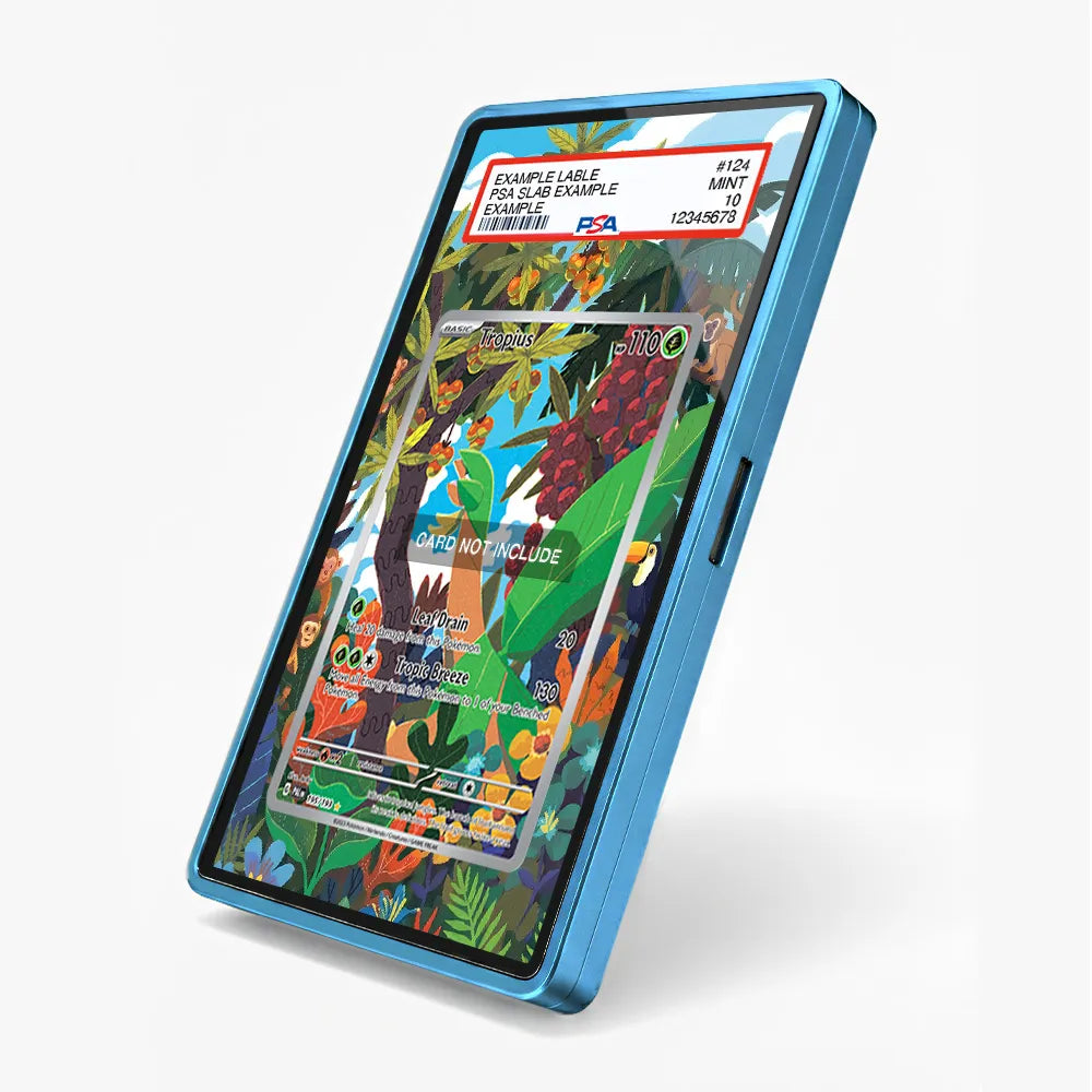 Tropius 195-193 IR AR Paldea Evolved Extended Art Display Cases - PSA Slab Case - Side View