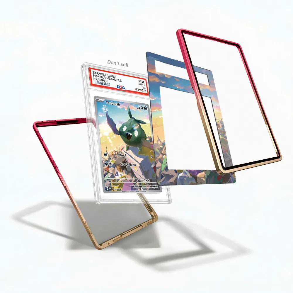 Trubbish 140-086 Sword & Shield Extended Art Display Cases - PSA Slab Case - Detail View