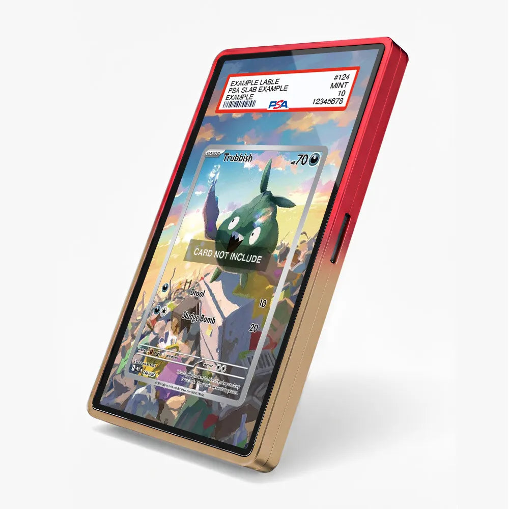 Trubbish 140-086 Sword & Shield Extended Art Display Cases - PSA Slab Case - Side View