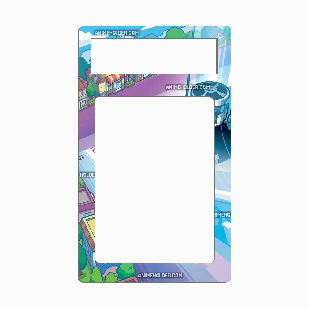 Turtwig 010-30th-P Promo 30th Anniversary Pokemon Cards Custom Art Display Cases - PSA Metal Art Only - Front View