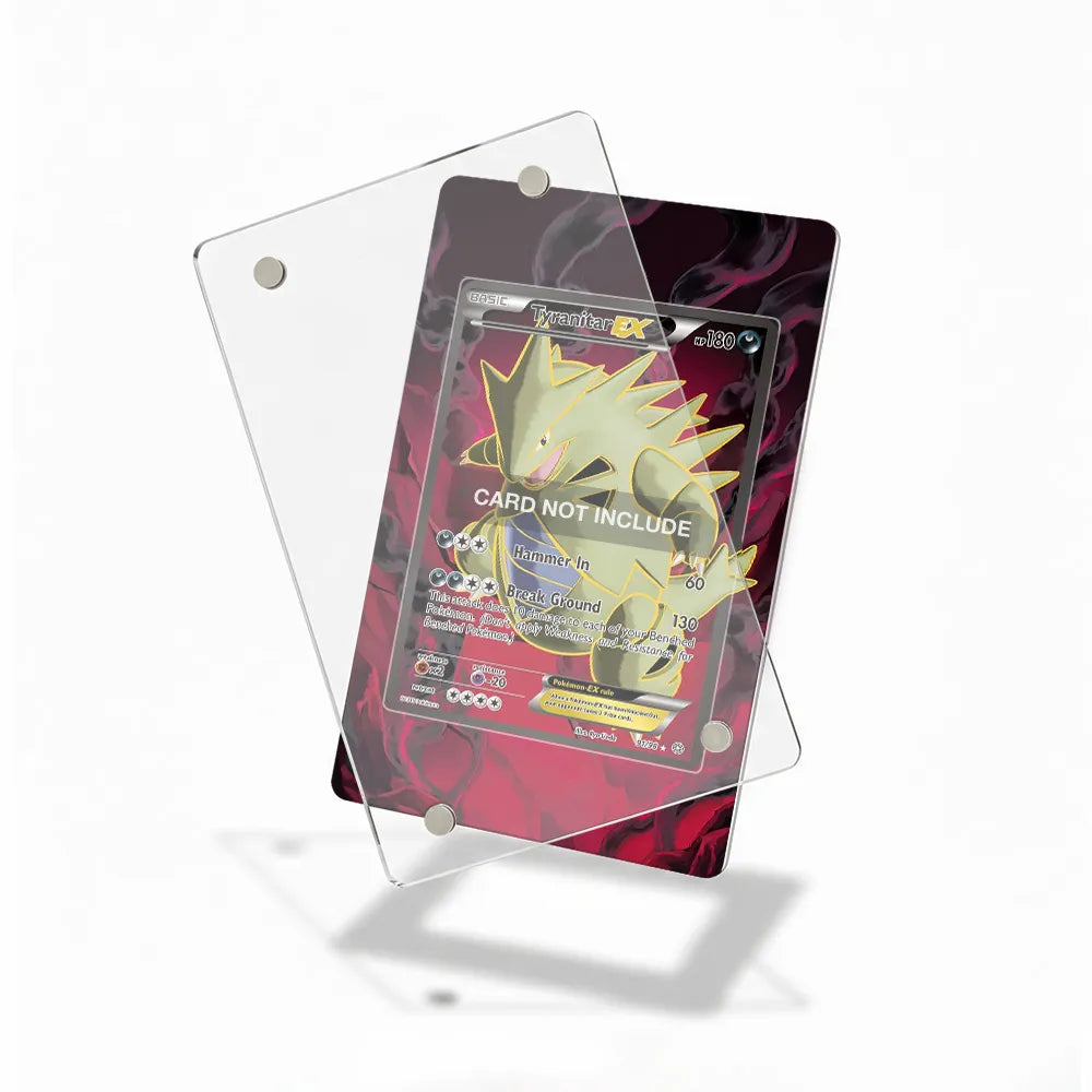 Tyranitar EX 91-98 Ancient Origins Extended Art Display Cases - Magnetic Case - Detail View