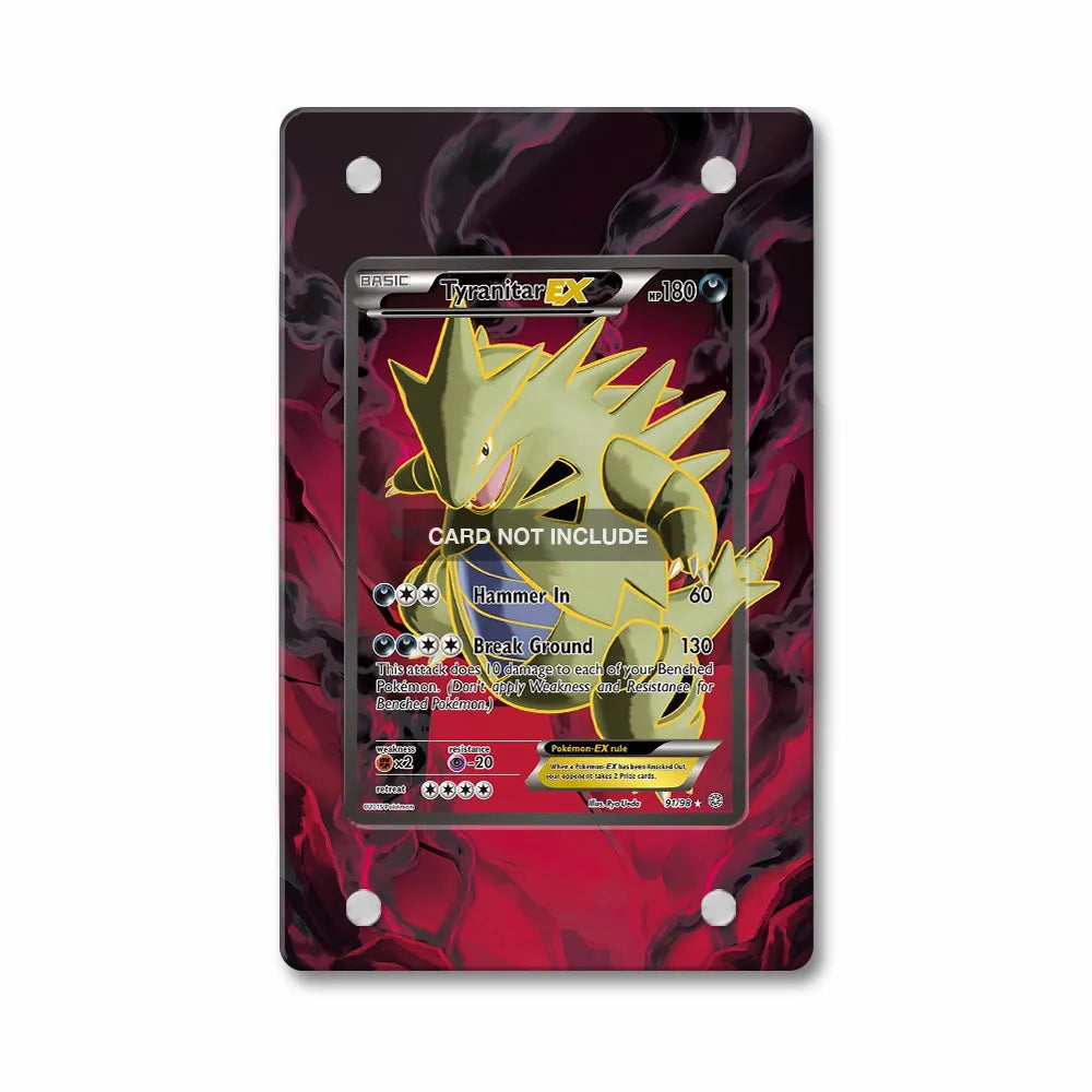 Tyranitar EX 91-98 Ancient Origins Extended Art Display Cases - PSA Slab Case - Front View