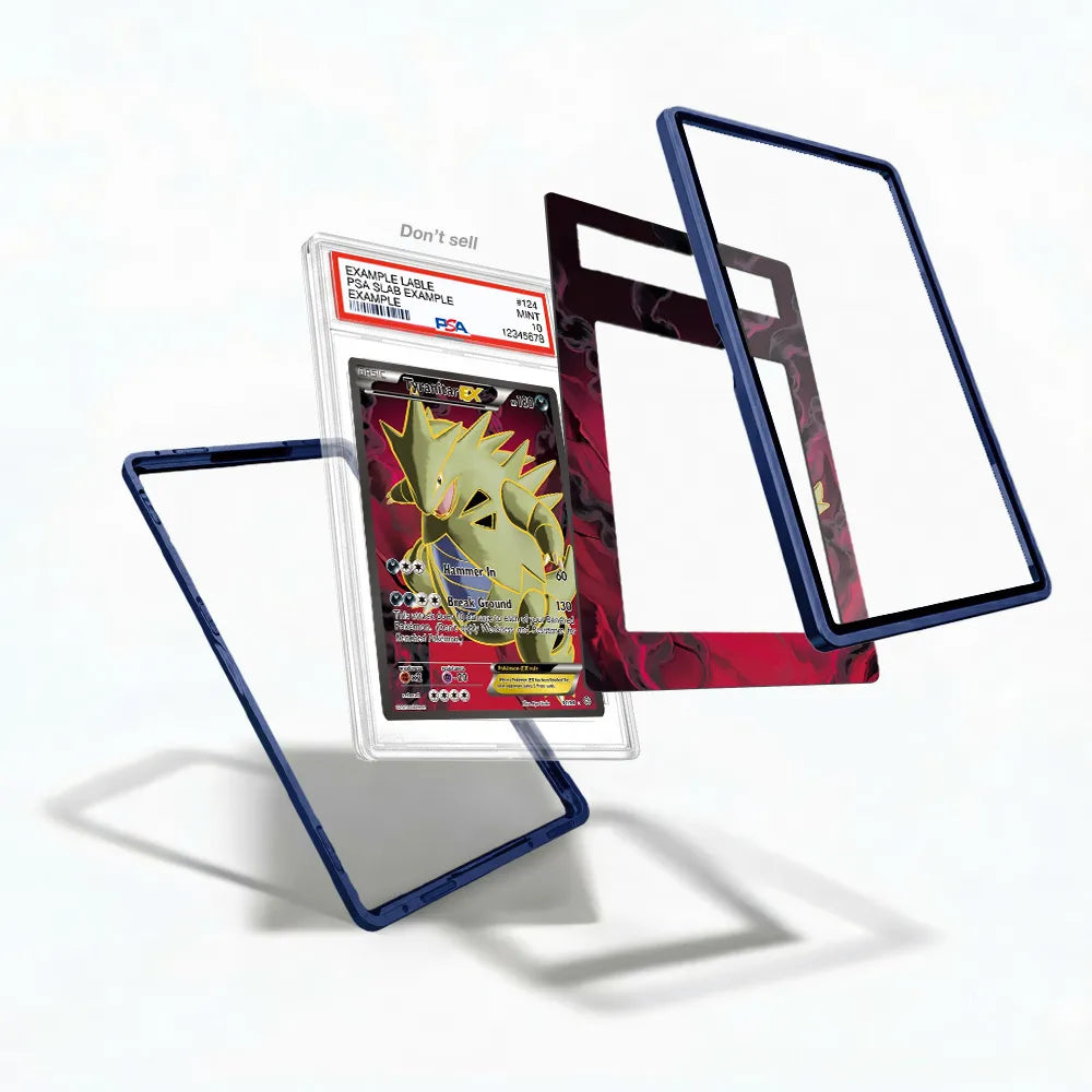Tyranitar EX 91-98 Ancient Origins Extended Art Display Cases - PSA Slab Case - Detail View