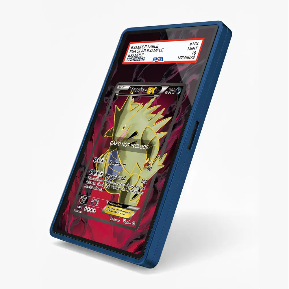 Tyranitar EX 91-98 Ancient Origins Extended Art Display Cases - PSA Slab Case - Side View