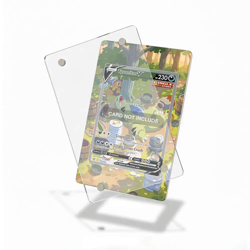 Tyranitar V 155-163 SIR SAR Battle Styles Alternate Art Extended Art Display Cases - Magnetic Case - Detail View