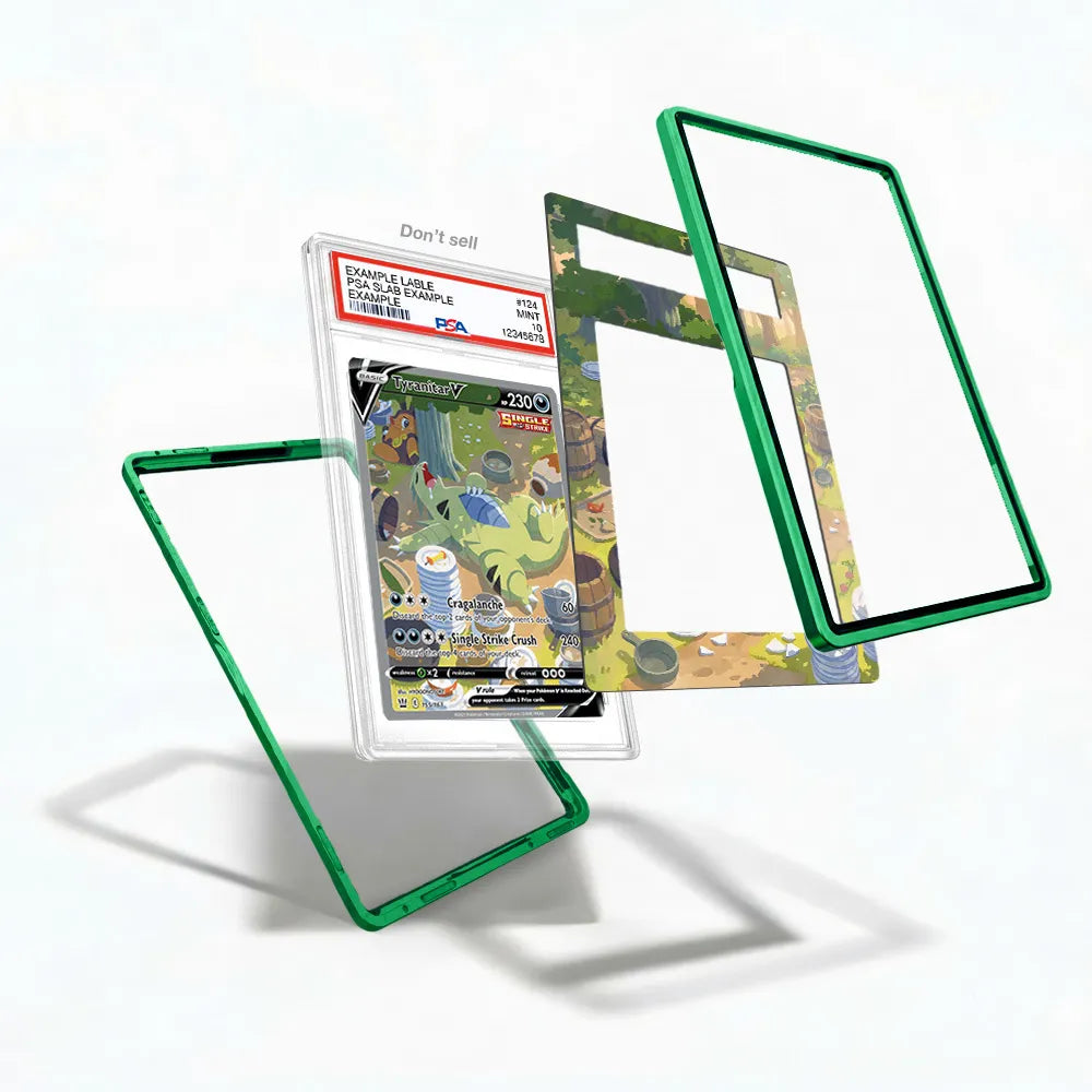 Tyranitar V 155-163 SIR SAR Battle Styles Alternate Art Extended Art Display Cases - PSA Slab Case - Detail View
