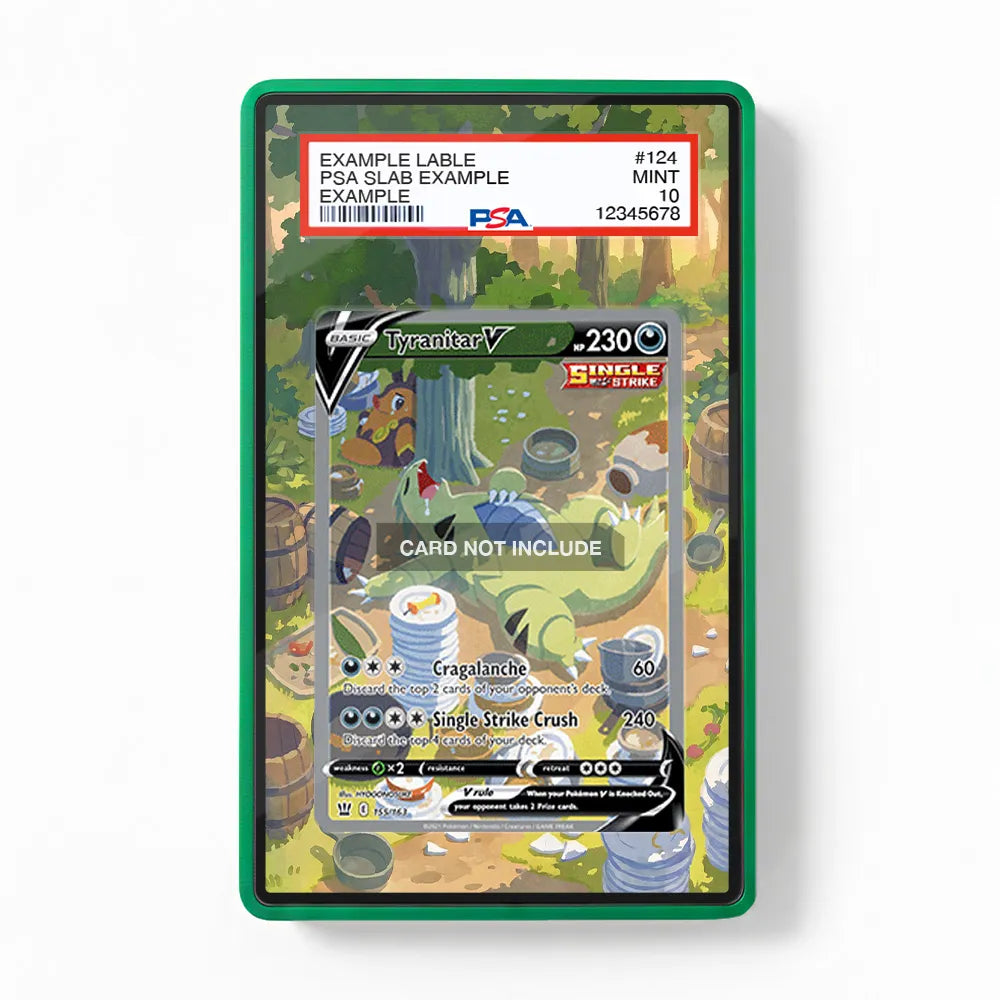 Tyranitar V 155-163 SIR SAR Battle Styles Alternate Art Extended Art Display Cases - PSA Slab Case - Front View