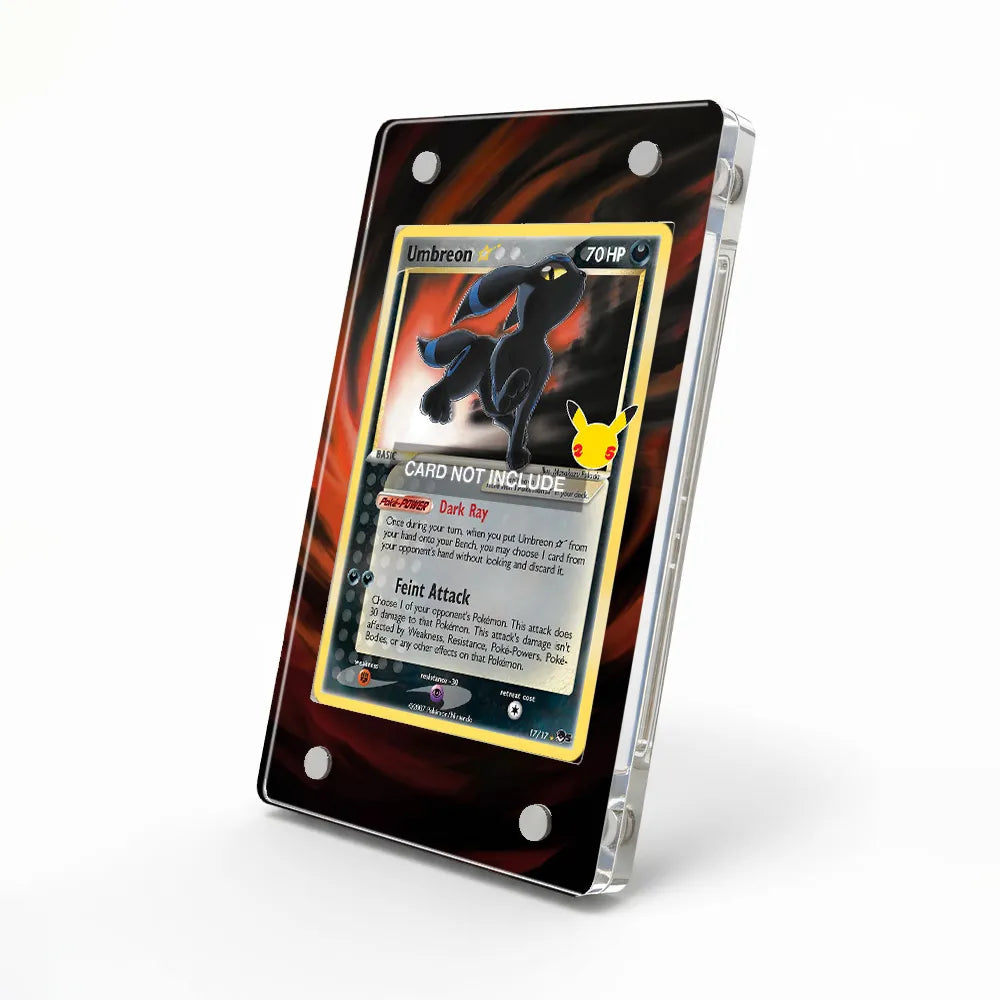 Umbreon  17-17 POP Series 5 Extended Art Display Cases - Magnetic Case - Side View