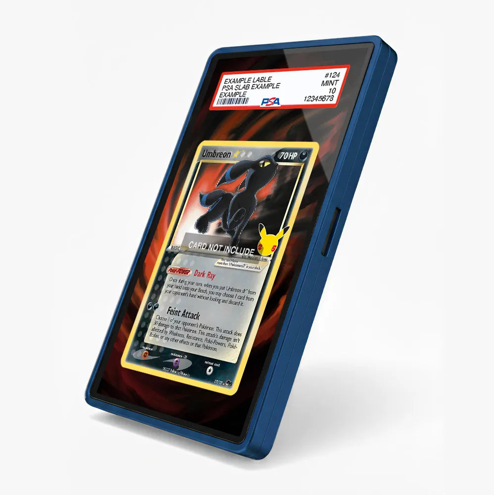 Umbreon  17-17 POP Series 5 Extended Art Display Cases - PSA Slab Case - Side View