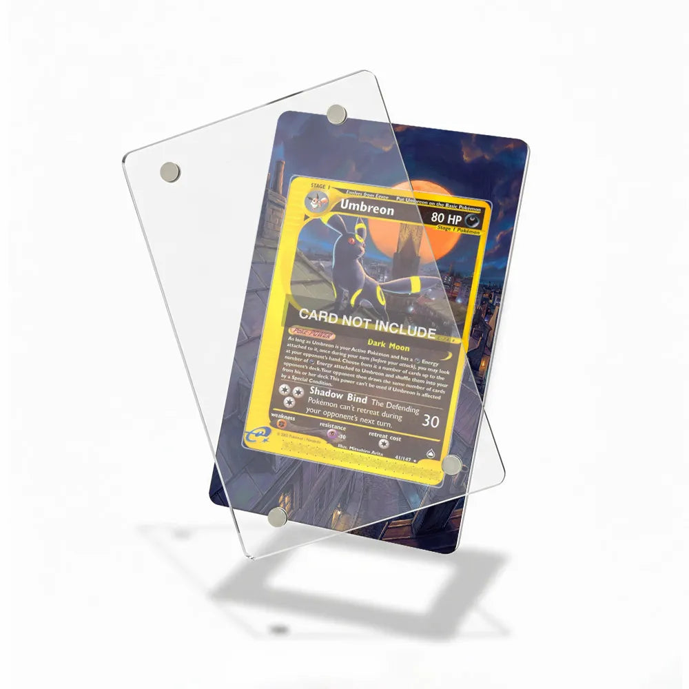 Umbreon 41-147 Reverse Holo Aquapolis Extended Art Display Cases - Magnetic Case - Detail View