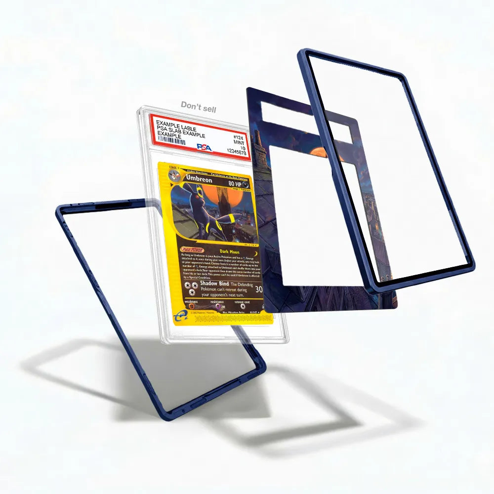 Umbreon 41-147 Reverse Holo Aquapolis Extended Art Display Cases - PSA Slab Case - Detail View