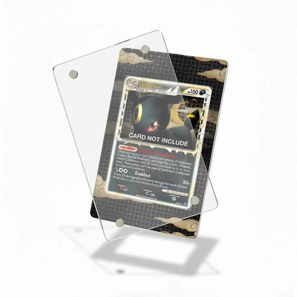 Umbreon 86-90 HeartGold & SoulSilver Extended Art Display Cases - Magnetic Case - Detail View