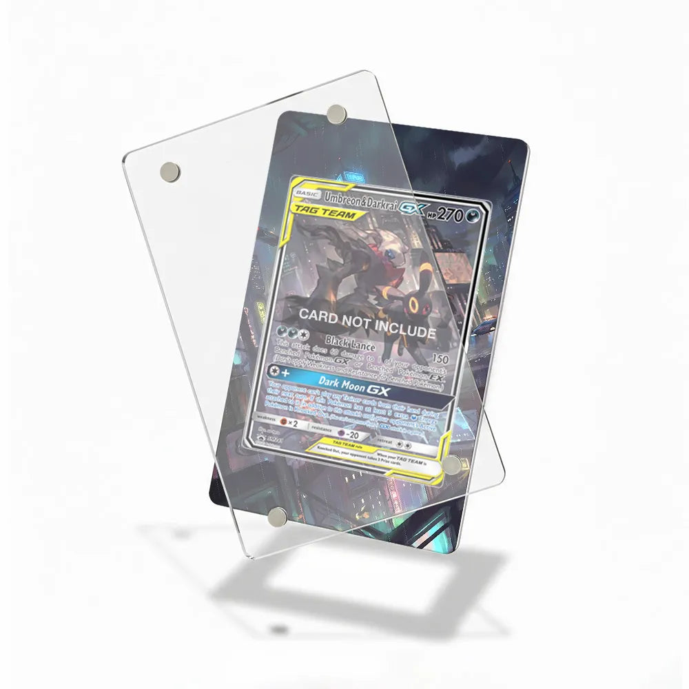 Umbreon & Darkrai GX SM241 Promo Extended Art Display Cases - Magnetic Case - Detail View