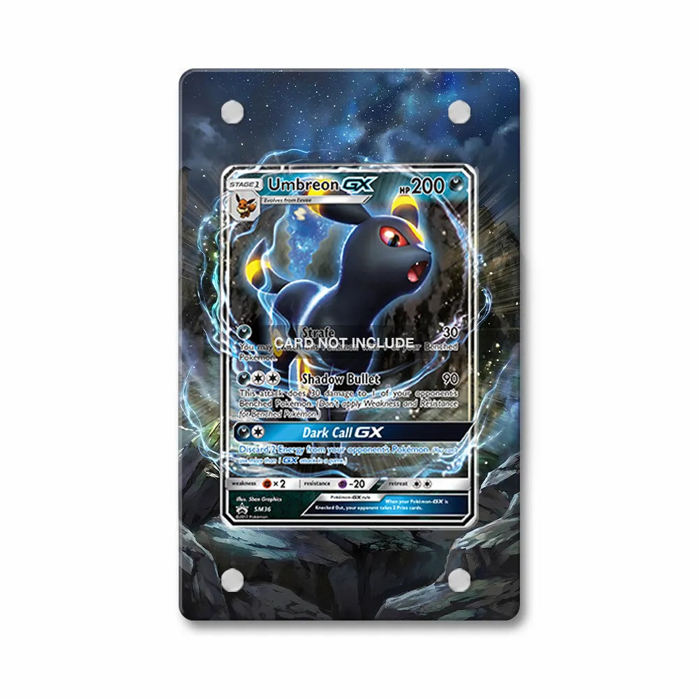Umbreon GX SM36 Promo Extended Art Display Cases - Magnetic Case - Front View