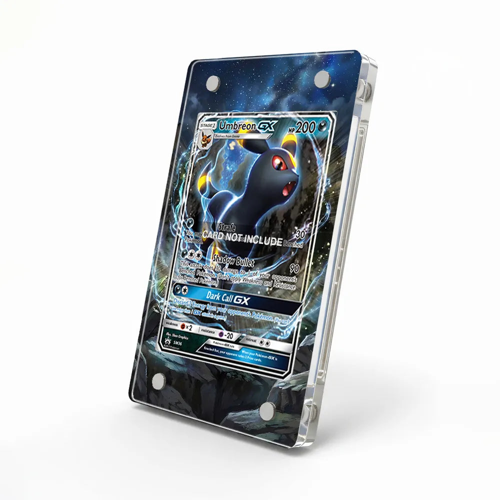 Umbreon GX SM36 Promo Extended Art Display Cases - Magnetic Case - Side View